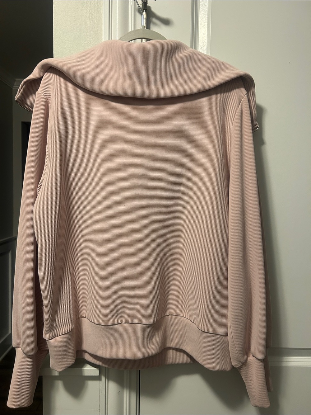 Varley Vine Half Zip Pullover in Pale Pink - Picture 5 of 5